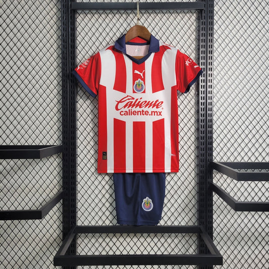 CAMISETA CHIVAS GUADALAJARA I 23/24 KIT PARA NIÑOS
