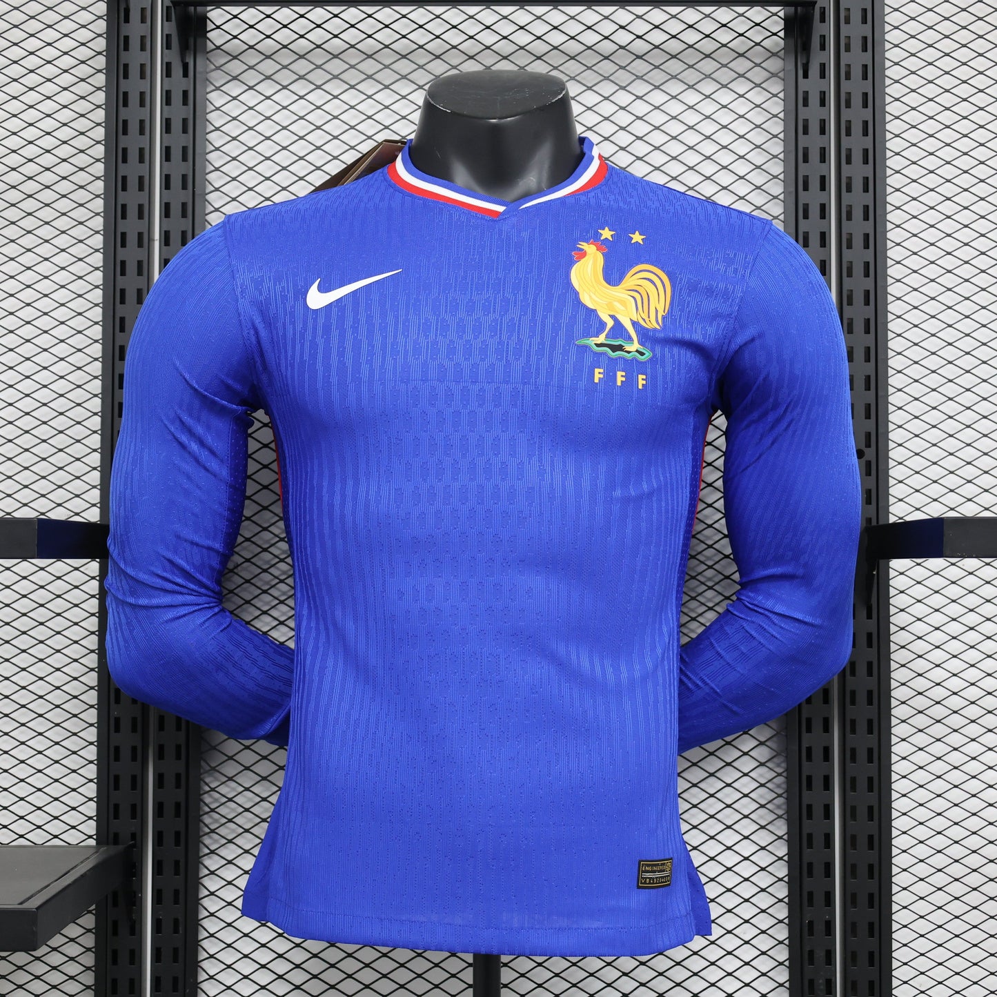 CAMISETA FRANCIA I MANGA LARGA EURO 2024/2025/2026 HOMBRES (VERSIÓN DEL JUGADOR)