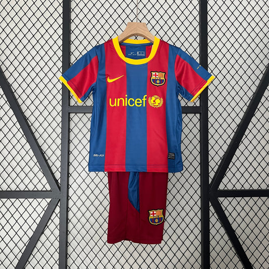 CAMISETA BARCELONA I 10/11 KIT PARA NIÑOS (RETRO)