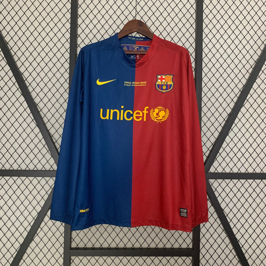 BARCELONA I 08/09 HOMBRES (RETRO) MANGA LARGA ESPECIAL CHAMPHIONS