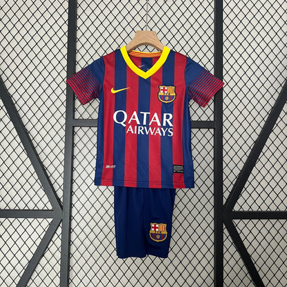 CAMISETA BARCELONA I 13/14 KIT PARA NIÑOS (RETRO)