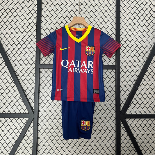 CAMISETA BARCELONA I 13/14 KIT PARA NIÑOS (RETRO)