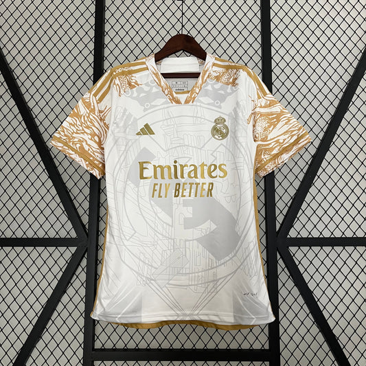CAMISETA REAL MADRID EDICIÓN ESPECIAL LIMITADO DORADO 24/25 HOMBRES