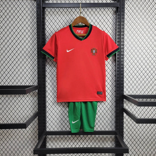 CAMISETA PORTUGAL I EURO 2024/2025/2026 KIT PARA NIÑOS