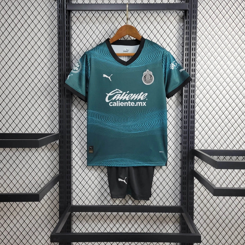 CAMISETA CHIVAS GUADALAJARA III 23/24 KIT PARA NIÑOS