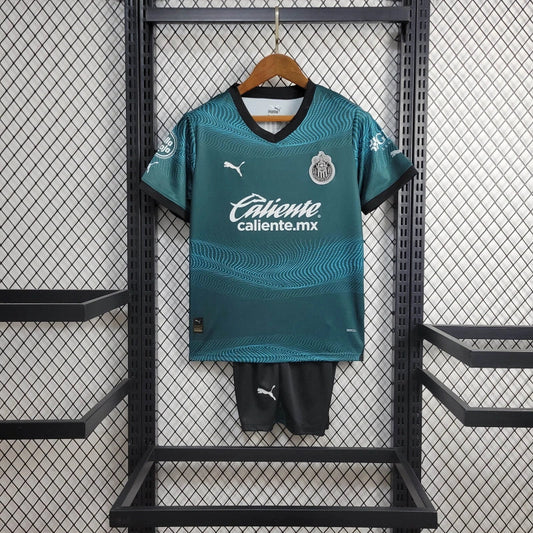 CAMISETA CHIVAS GUADALAJARA III 23/24 KIT PARA NIÑOS