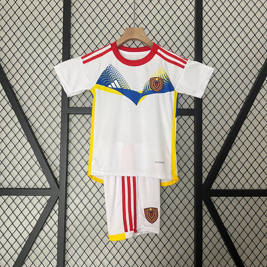 CAMISETA VENEZUELA II COPA AMÉRICA 2024/2025/2026 KIT PARA NIÑOS