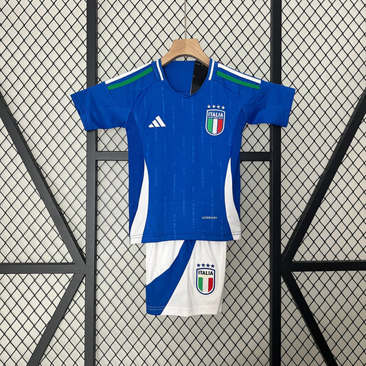 CAMISETA ITALIA I EURO 2024/2025/2026 KIT PARA NIÑOS