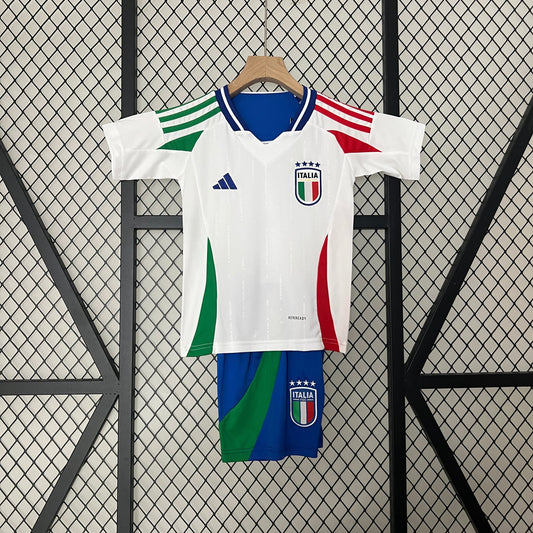 CAMISETA ITALIA II EURO 2024/2025/2026 KIT PARA NIÑOS
